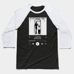 Stereo Music Player - Landslide Baseball T-Shirt